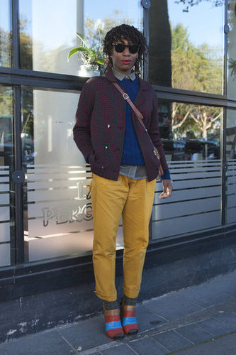 Mustard yellow and pops of Fall tones gave this look a definitive color story.
Mustard yellow and pops of Fall tones gave this look a definitive color story.