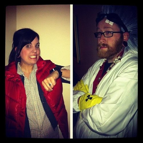 Marty McFly and Dr. Emmett Brown From Back to the Future Marty McFly and Dr. Emmett Brown From Back to the Future