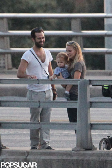 Natalie Portman and Benjamin Millepied checked out bats with Aleph in Texas.
Natalie Portman and Benjamin Millepied checked out bats with Aleph in Texas.