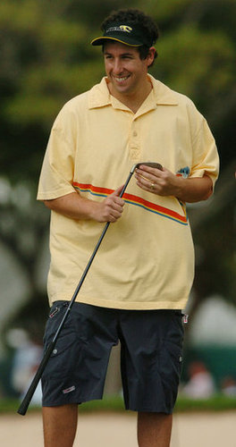 Adam Sandler was captured in action at the January 2004 Sony Open Pro-Am in Hawaii.
Adam Sandler was captured in action at the January 2004 Sony Open Pro-Am in Hawaii.