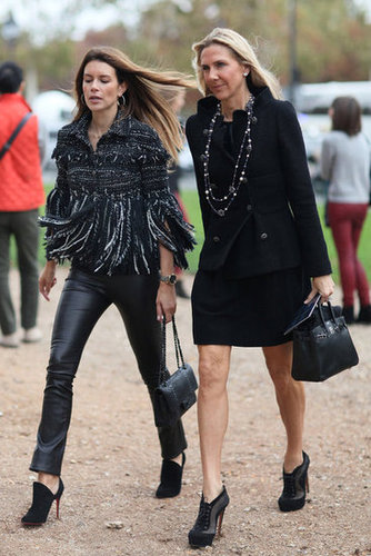 Textural fringed tweed meets a classic play on suiting, both with covetable handbags and heels.
Textural fringed tweed meets a classic play on suiting, both with covetable handbags and heels.