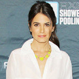 Nikki Reed Plays Up Her Classic White Blouse With Punchy Accessories Nikki Reed Plays Up Her Classic White Blouse With Punchy Accessories