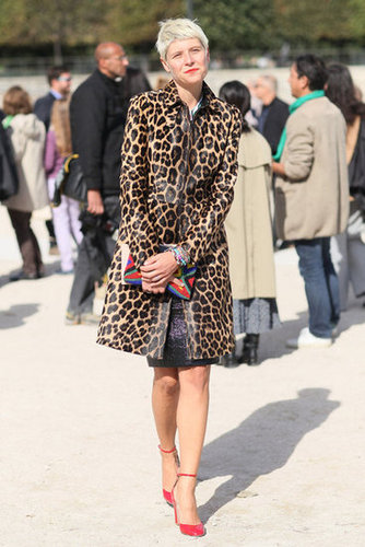 The mix of leopard spots, beads, glitz, and a pop of red is so spot-on, and eclectic-chic without trying too hard.
The mix of leopard spots, beads, glitz, and a pop of red is so spot-on, and eclectic-chic without trying too hard.