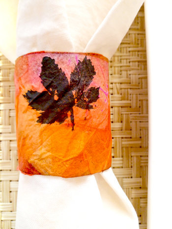 Fall Leaf Napkin Rings Fall Leaf Napkin Rings