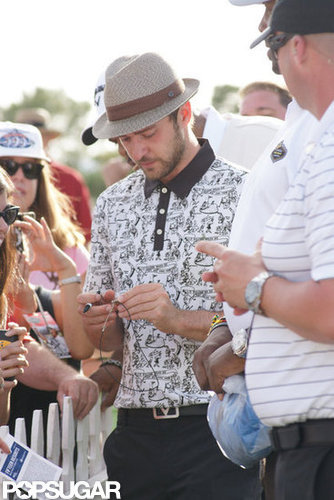 Justin Timberlake Celebrates National Golf Day With a Charitable Round Justin Timberlake Celebrates National Golf Day With a Charitable Round