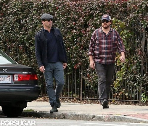Jon Hamm and Danny McBride had a break from the set.
Jon Hamm and Danny McBride had a break from the set.