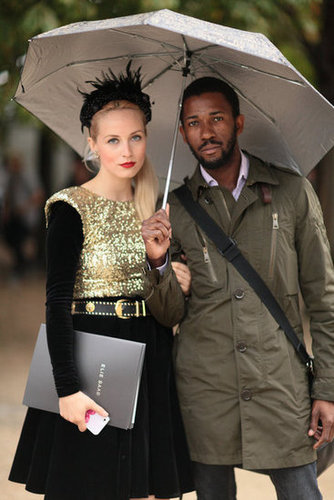 These two made a pretty pair taking shelter from the rain.
These two made a pretty pair taking shelter from the rain.