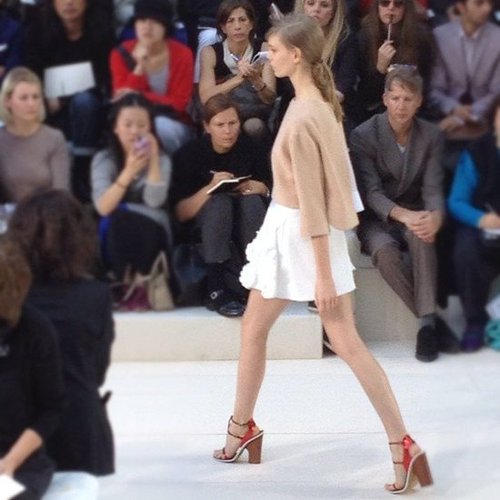 We loved the breezy silhouettes at Chloé's Spring '13 show.
We loved the breezy silhouettes at Chloé's Spring '13 show.