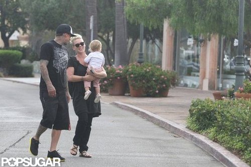 Pink and Carey Hart were full of laughs in Malibu.
Pink and Carey Hart were full of laughs in Malibu.
