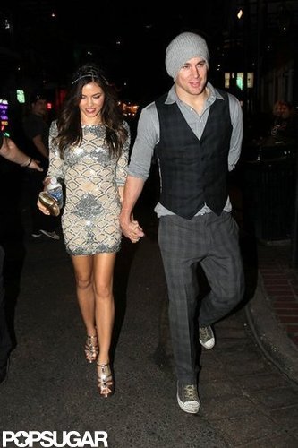 Channing Tatum and Jenna Dewan celebrated at Saints and Sinners in New Orleans.
Channing Tatum and Jenna Dewan celebrated at Saints and Sinners in New Orleans.