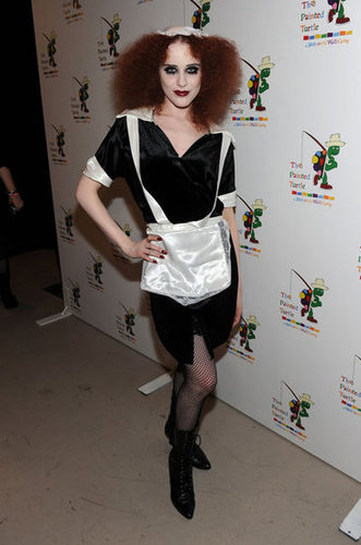Evan Rachel Wood paid homage to The Rocky Horror Picture Show for a party in LA in 2010.
Evan Rachel Wood paid homage to The Rocky Horror Picture Show for a party in LA in 2010.