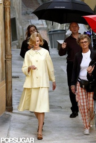 Nicole Kidman filmed as Grace Kelly for Grace of Monaco in France.
Nicole Kidman filmed as Grace Kelly for Grace of Monaco in France.