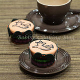 Bewitching Dulce de Leche, Brush Embroidered Cupcakes