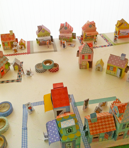 A Washi Tape Village A Washi Tape Village