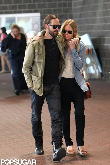 Kate Bosworth and Michael Polish walked side-by-side in New Orleans. Kate Bosworth and Michael Polish walked side-by-side in New Orleans.
