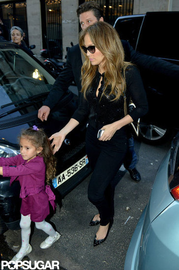 Jennifer Lopez went shopping with Emme Anthony in Paris.
Jennifer Lopez went shopping with Emme Anthony in Paris.