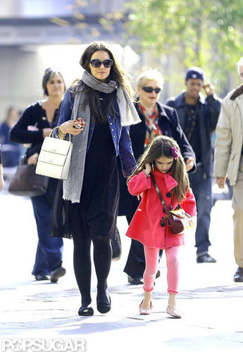 Katie Holmes and Suri Cruise spent some time together in NYC.
Katie Holmes and Suri Cruise spent some time together in NYC.