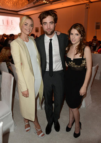 Robert Pattinson posed for photos with Jaime King and Anna Kendrick at the Elle Women in Hollywood Awards.
Robert Pattinson posed for photos with Jaime King and Anna Kendrick at the Elle Women in Hollywood Awards.