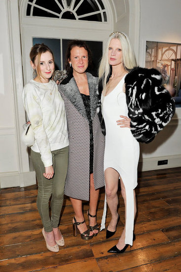 Laura Carmichael, Katie Grand, and Kristen McMenamy