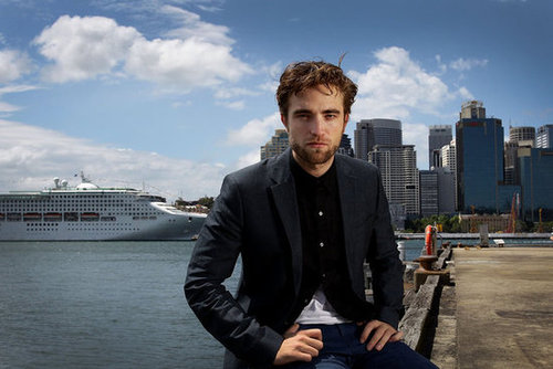 Robert Pattinson posed for photos while promoting Breaking Dawn Part 2 in Sydney.
Robert Pattinson posed for photos while promoting Breaking Dawn Part 2 in Sydney.
