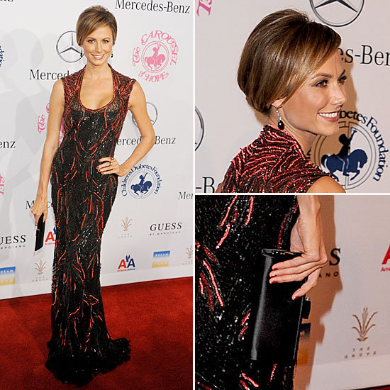 Stacy Keibler With George Clooney at Carousel of Hope Ball Stacy Keibler With George Clooney at Carousel of Hope Ball