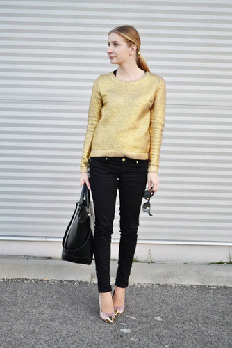 You don't have to go full-blown glam to upgrade your style — reach for seasonal metallic trends to embrace the trend and add a little luxe in a totally wearable way.
Source: Lookbook.nu
You don't have to go full-blown glam to upgrade your style — reach for seasonal metallic trends to embrace the trend and add a little luxe in a totally wearable way.
Source: Lookbook.nu