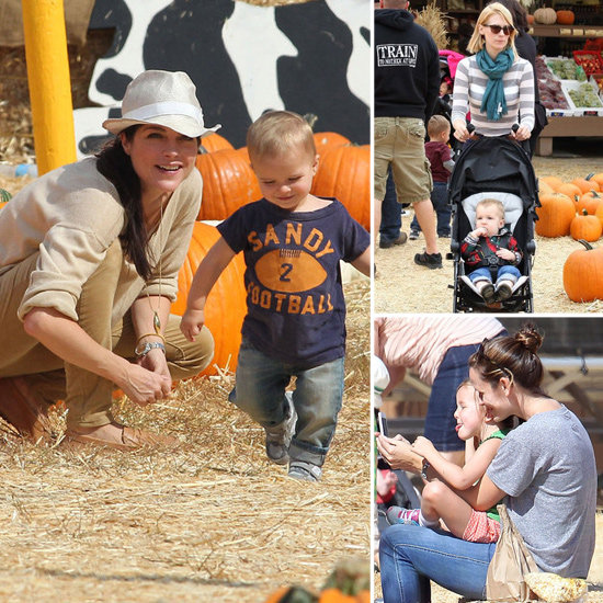 Celebrity Kids in Pumpkin Patches