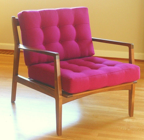 Incorporate a little vintage flare into your living room with this bright pink Mid Century Inspired Lounge Chair ($1,100). Whether your decor is strictly modern or is a blend of styles, this piece will make a statement.
Incorporate a little vintage flare into your living room with this bright pink Mid Century Inspired Lounge Chair ($1,100). Whether your decor is strictly modern or is a blend of styles, this piece will make a statement.