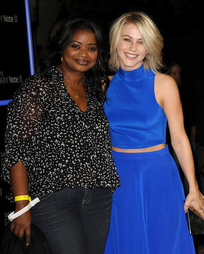 Octavia Spencer and Julianne Hough met up inside the bash.
Octavia Spencer and Julianne Hough met up inside the bash.