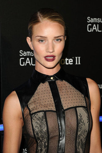 Rosie Huntington-Whiteley partied at the Galaxy Note II event.
Rosie Huntington-Whiteley partied at the Galaxy Note II event.
