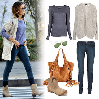 Sarah Jessica Parker in Skinny Jeans and Sweater