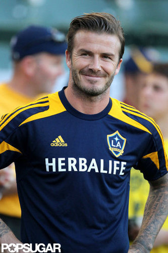 David Beckham played soccer in LA.
David Beckham played soccer in LA.