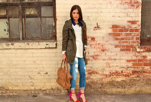 Upgrade your layers, like an anorak, oversize knit, and boyfriend jeans, with a more glamorous pair of heels.
Source: Lookbook.nu
Upgrade your layers, like an anorak, oversize knit, and boyfriend jeans, with a more glamorous pair of heels.
Source: Lookbook.nu