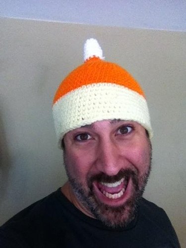 Joey Fatone tried on a candy corn hat.
Source: Twitter user realjoeyfatone
Joey Fatone tried on a candy corn hat.
Source: Twitter user realjoeyfatone