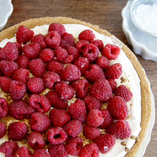 No-Bake Raspberry Tart