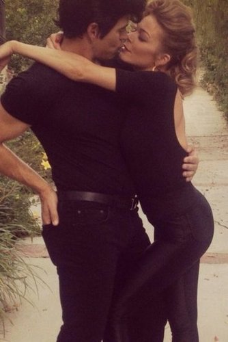 LeAnn Rimes and Eddie Cibrian shared a sexy kiss while in character.
Source: Twitter user leannrimes
LeAnn Rimes and Eddie Cibrian shared a sexy kiss while in character.
Source: Twitter user leannrimes