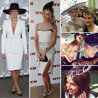 Derby Day Pictures: Jen Hawkins, Lara Bingle White, Nicole
