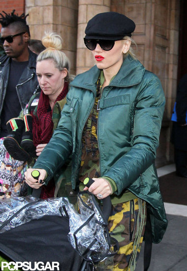 Gwen Stefani left her hotel in London to catch the Eurostar to Paris.
Gwen Stefani left her hotel in London to catch the Eurostar to Paris.