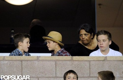 Victoria Beckham Wears Flats For a Family Outing Ahead of David's Loss Victoria Beckham Wears Flats For a Family Outing Ahead of David's Loss