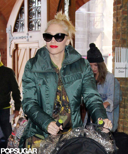 Gwen Stefani sported a pair of sunglasses in London.
Gwen Stefani sported a pair of sunglasses in London.