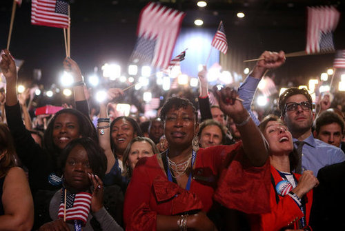 President Obama Wins! See Pictures of His Celebratory Event in Chicago President Obama Wins! See Pictures of His Celebratory Event in Chicago