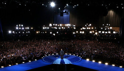 President Obama Wins! See Pictures of His Celebratory Event in Chicago President Obama Wins! See Pictures of His Celebratory Event in Chicago