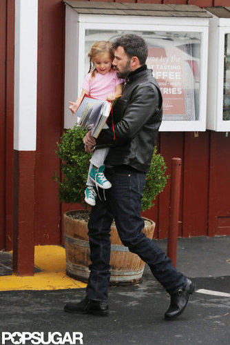 Seraphina Affleck got breakfast with Ben Affleck in LA.
Seraphina Affleck got breakfast with Ben Affleck in LA.