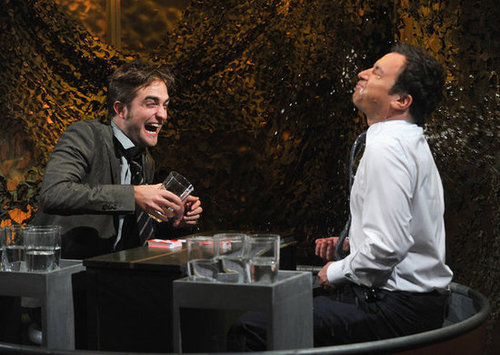 Robert Pattinson played a game on the show with Jimmy Fallon.
Robert Pattinson played a game on the show with Jimmy Fallon.