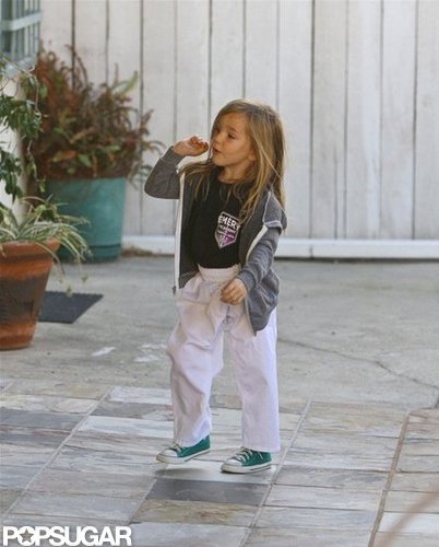 Seraphina Affleck left karate.
Seraphina Affleck left karate.