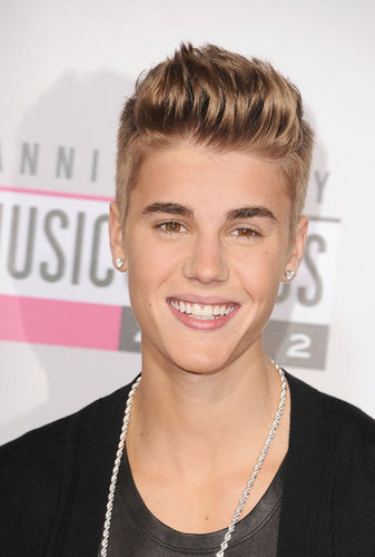 Justin Bieber smiled at the American Music Awards.
Justin Bieber smiled at the American Music Awards.