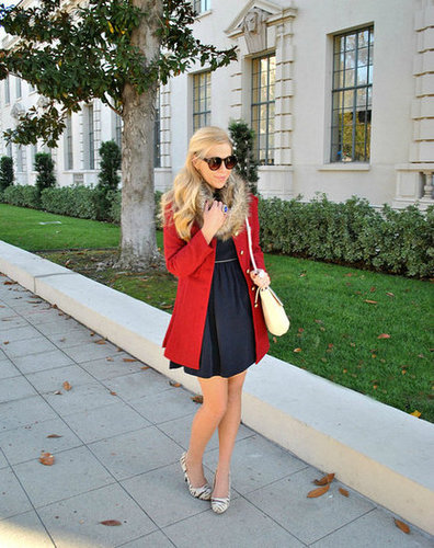 Navy + Red