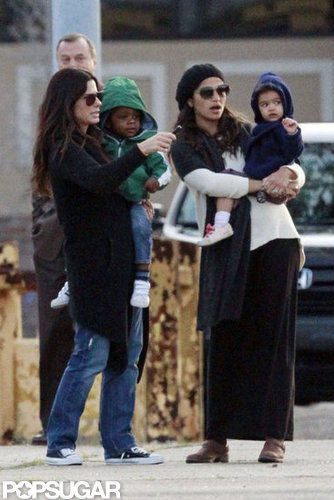 Sandra Bullock Shares a Playdate With Camila Alves and Their Kids Sandra Bullock Shares a Playdate With Camila Alves and Their Kids
