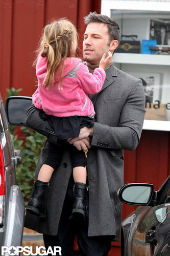 Ben Affleck took Seraphina to breakfast in LA.
Ben Affleck took Seraphina to breakfast in LA.