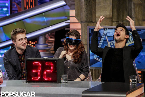 Kristen Stewart Goofs Off With Rob and Taylor in Madrid Kristen Stewart Goofs Off With Rob and Taylor in Madrid